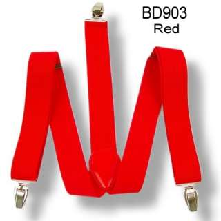 New Mens Adjustable Clip on suspenders braces BD502  