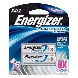 Energizer Battery, Inc., EVER L91BP2 e2 Photo Battery Lithium AA 2pk 