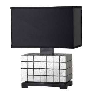   BO 260 Shell Block Desk Table Lamp, Check Board: Home Improvement