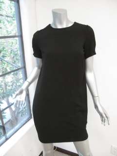 NWT Zara Black Short Sleeve Scoop Neck Relaxed Fit Dress S $89  