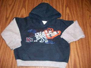 baby boys MICKEY MOUSE hoodie SWEATSHIRT top 18 mo NAVY  