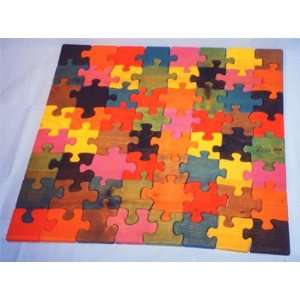    Wooden Educational Jig Saw Puzzle   28 Square: Toys & Games
