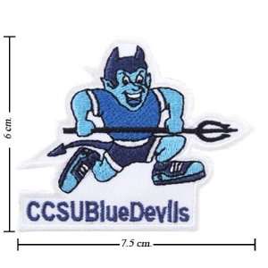  Central Connecticut State Blue Devils Logo Embroidered 