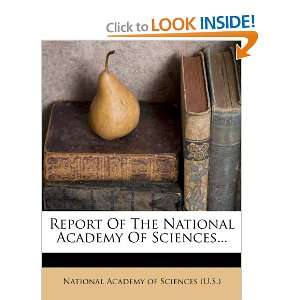 The National Academy Of Sciences (9781278762661) National Academy 
