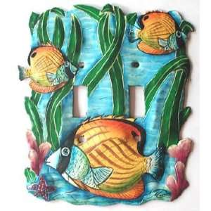  Tropical Fish Toggle Switchplate Cover   Tropical Home 