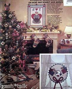Heart & Sole Christmas Decor Tree skirt pattern ornament JOY wall 
