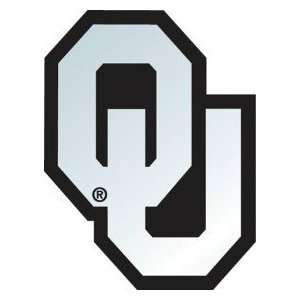  Oklahoma Sooners Silver OU Auto Emblem   College Athletics Sports 