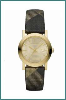 New AUTHENTIC BURBERRY WOMENS watch BU1875 Swiss Shimmer Check Fabric
