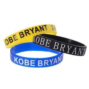  Basketball Star Lakers Silicone Wristband   Kobe Bryant 24 