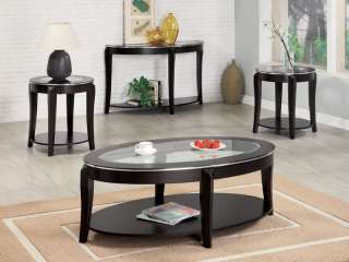 Cappuccino Coffee Table Set w/ Sofa Table & 2 End Tables (4) C701515 
