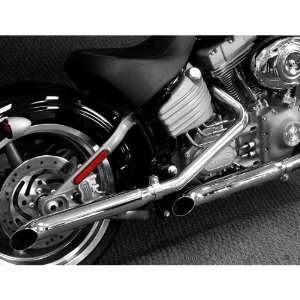   Out Slip On Mufflers for 2007 2010 Harley Davidson FL/FX Motorcycles