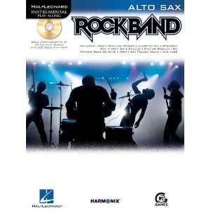  Rock Band   Instrumental Folio   Alto Sax Songbook and CD 