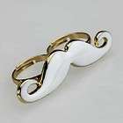   Jewelry Vintage Style Cute Mustache Two Finger Rings Adjustable 486