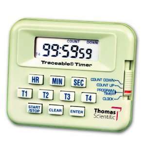 Thomas 5040 Traceable 100 Hour Timer, 2 3/8 Width x 2.75 Height x 5 