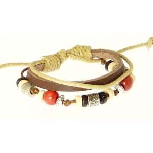   Leather Bracelet / Leather Wristband / Surf Bracelet   114 Jewelry