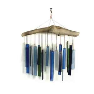  Seaglass & Driftwood Chime (Wind Chimes) 