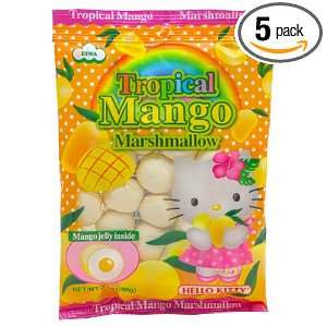 Hello Kitty Mango Marshmallows, 3.1 Ounce (Pack of 5)  