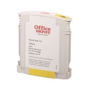    Office Depot Remanufactured Hp 11 Yellow Ink Cartridge Electronics