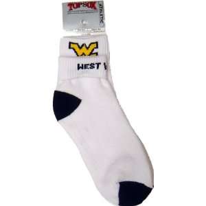  WVU Ladies Flip Top Sock 