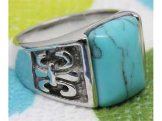   stone 316L Stainless steel rings Wholesale Lots Fashion Jewelry  