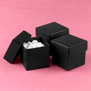  Two Piece Favor Boxes  Black: Home & Kitchen