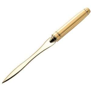   PW 2212LO PW Styled Satin Gold Brass Letter Opener: Office Products