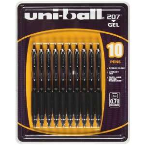  uni ball 207 Gel Pens   10ct