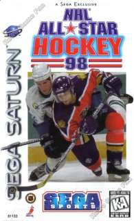 NHL ALL STAR HOCKEY 98 (Sega Saturn System)  