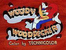 Woody Woodpecker, from the opening title sequence for the 1951 short 