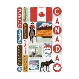   Stickers 5.5X9 Canada KFD ST 10811; 6 Items/Order