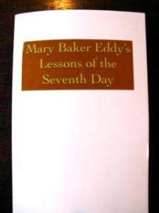 Mary Baker Eddy BROWN BOOK pb Christian Science]**  