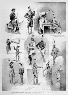 BUFFALO BILL WILD WEST SHOW 1894 BY FREDERIC REMINGTON  