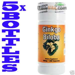 Bottles of Ginkgo Biloba Leaf Extract 200Caps SALE  