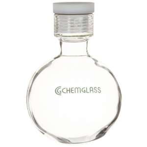 Chemglass CG 1880 R 04 Glass Complete Heavy Wall Round Bottom Flask 