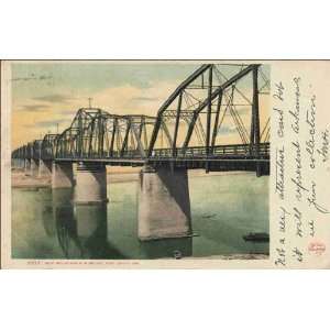 Reprint Fort Smith AR   Iron Mountain R.R. Bridge  