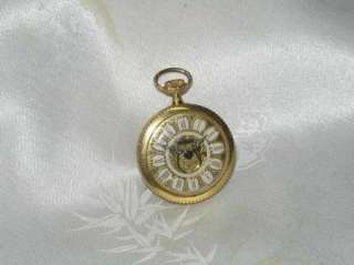 VINTAGE SOVEREIGN SWISS MADE GOLD PLATED POCKET WATCH  
