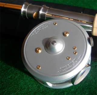 Hardy St. George Jr. Agate Fly Reel 4 Trout Bamboo Rod  