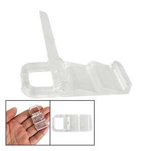  Clear Portable Clip Stand Plastic Holder for Mobile Phone 