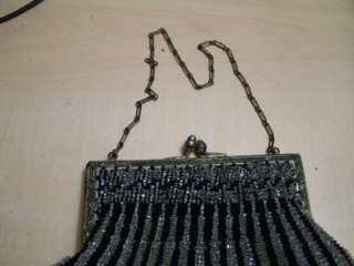 Antique Vintage Purse Beads Beaded 1920s Evening Bag Art Deco Bags 