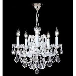    Maria Theresa Value Collection Gold Lustre Finish 5 Light Chandelier