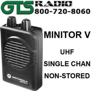 NEW MOTOROLA UHF MINITOR V 5 FIRE DEPARTMENT EMS PAGER  