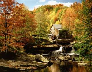 Old Grist Mill Wallpaper Wall Mural Decor 88 X 13 New  