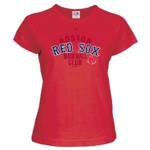    Boston Red Sox Womens Club Sunburst T Shirt