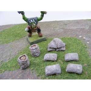  Miniature Terrain: Grain Sacks: Toys & Games