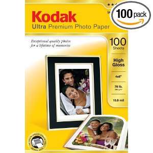  Kodak 8505141 4 Inch X 6 Inch Ultra Premium Photo Paper 