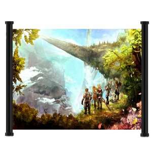  Xenoblade Chronicles Game Fabric Wall Scroll Poster (22 