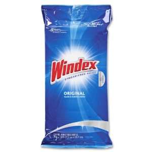   CB702325, Windex Glass Cleaner Wipes, 28 Wipes/PK