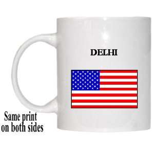  US Flag   Delhi, California (CA) Mug 