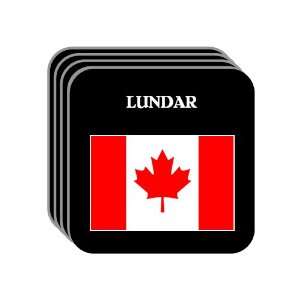  Canada   LUNDAR Set of 4 Mini Mousepad Coasters 