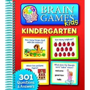  Brain Games Kids Kindergarten [Spiral bound] Editors of 